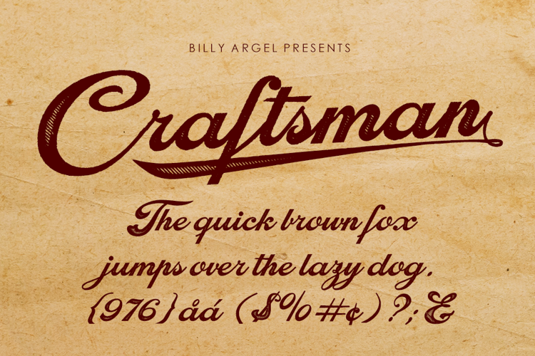 craftsman-font