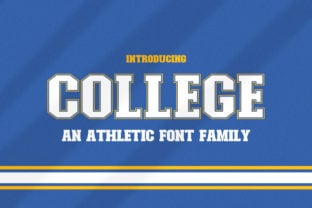 college-font