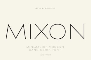 mixon-font