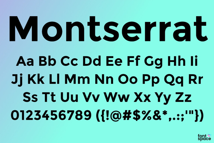 Download Montserrat Font Font For Free Font Style