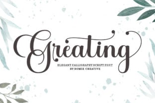 greating-font