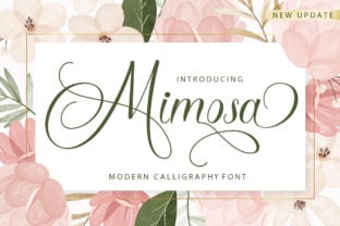 mimosa-script-font