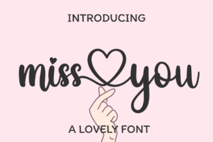 miss-you-font
