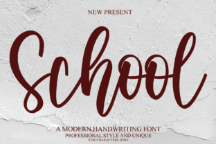 school-font