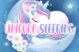 unicorn-sleeping-font