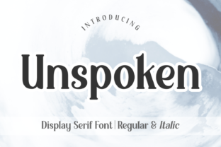 unspoken-font