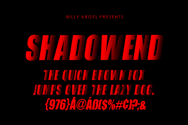 shadowend-font