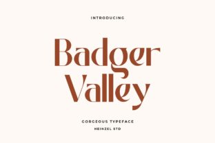 badger-valley-font