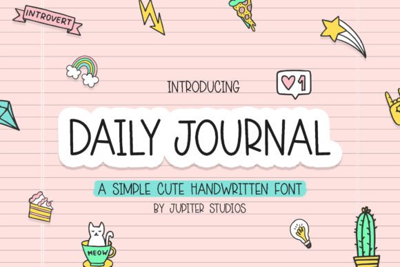 daily-journal-font
