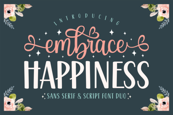 embrace-happiness-font