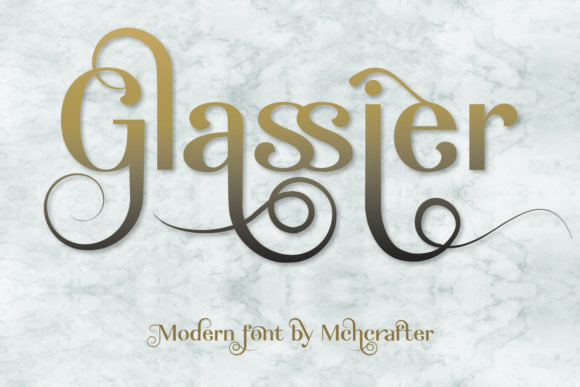 glassier-font