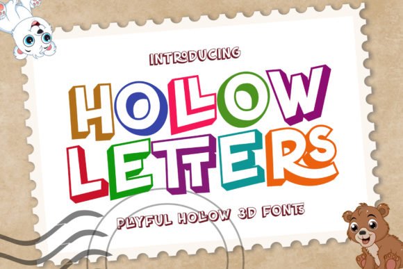 hollow-letters-font