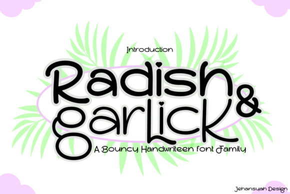 radish-and-garlick-font