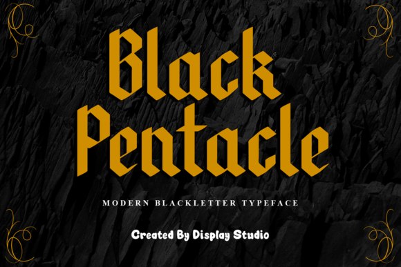 black-pentacle-font