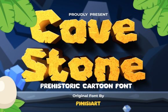 cave-stone-font