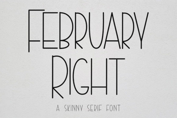 february-right-font