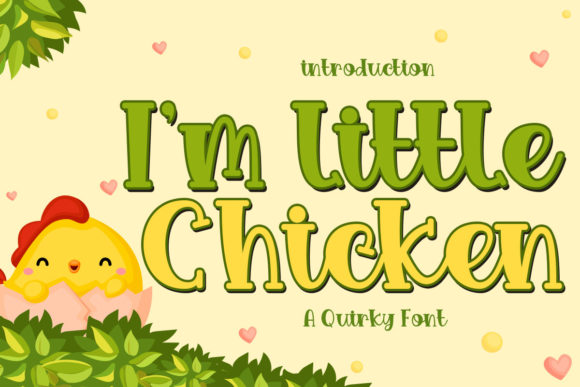 im-a-little-chicken-font