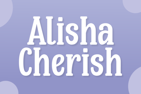 alisha-cherish-font