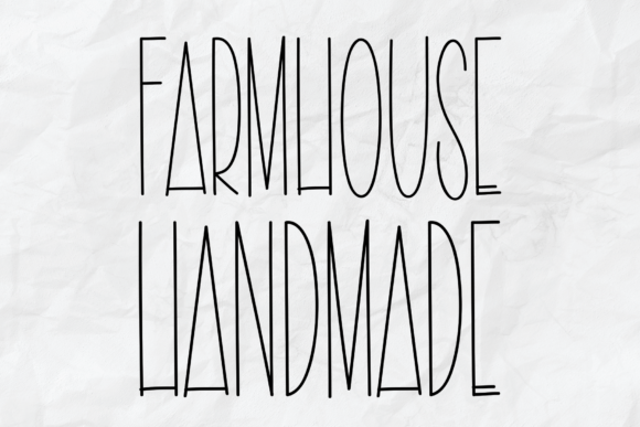farmhouse-handmade-font