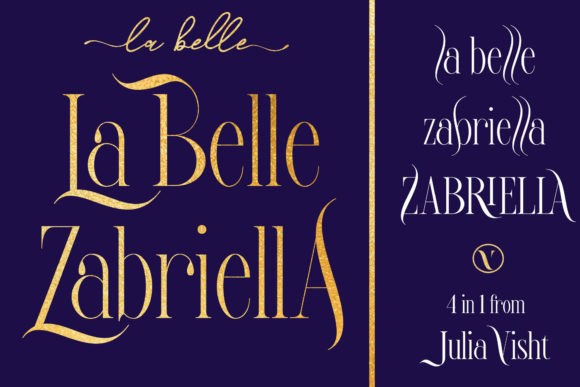 la-belle-zabriella-duo-font