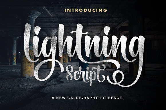 lightning-script-font