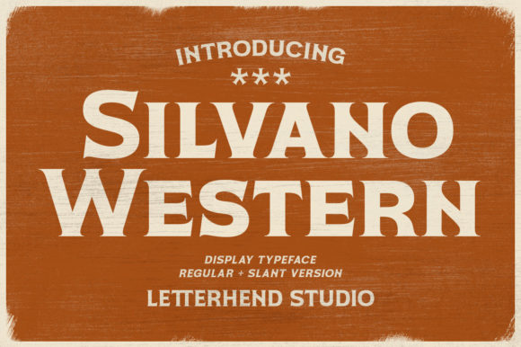 silvano-western-font