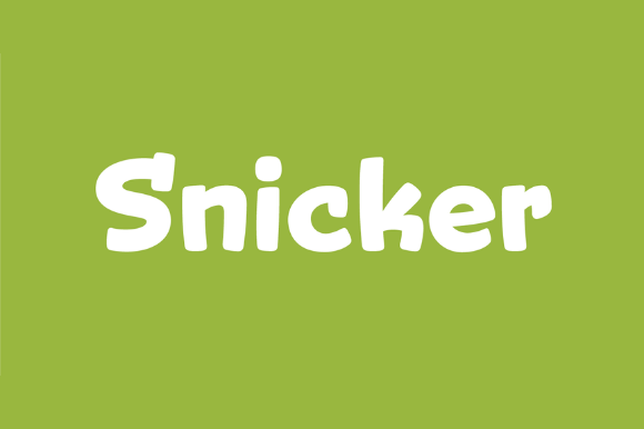 snicker-font