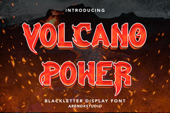 volcano-power-font