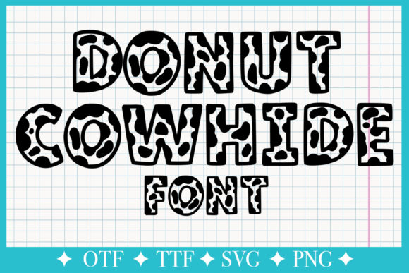donut-cowhide-font