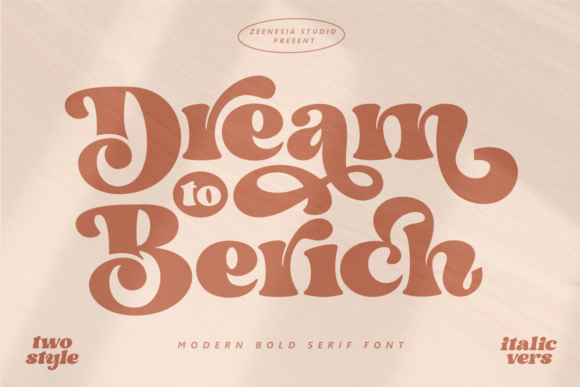 dream-to-berich-font-font