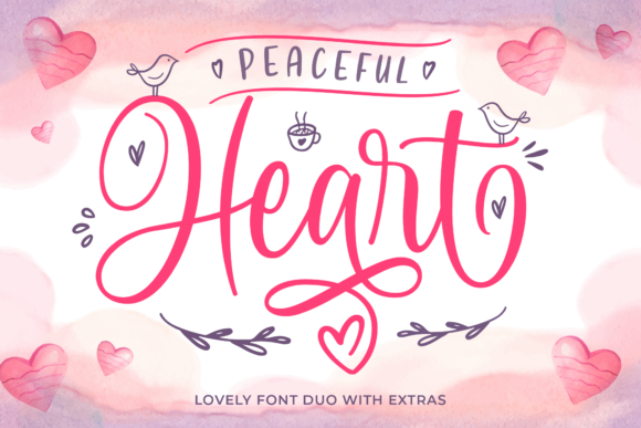 peaceful-heart-font