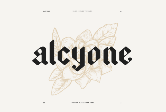 alcyone-font