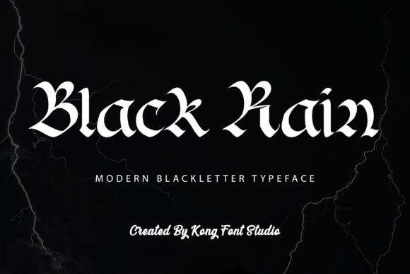 black-rain-font