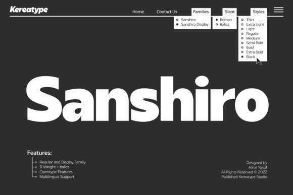 sanshiro-font