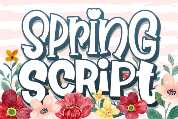 spring-script-font