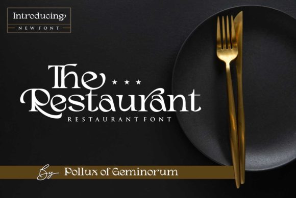 the-restaurant-font