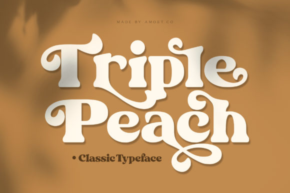triple-peach-font