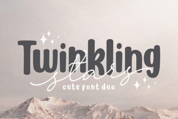 twinkling-stars-font-font