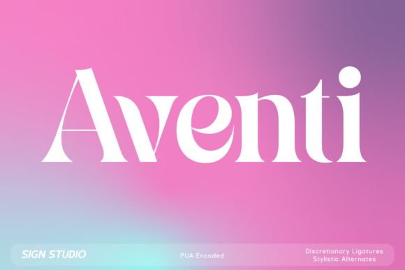 aventi-font