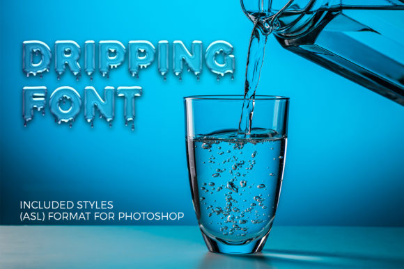 dripping-font