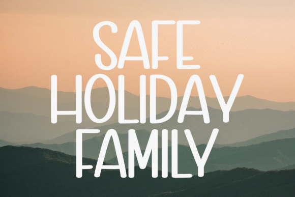 safe-holiday-family-font