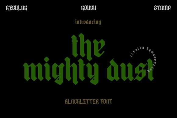 the-mighty-dust-font