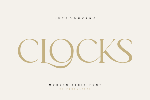 clocks-font