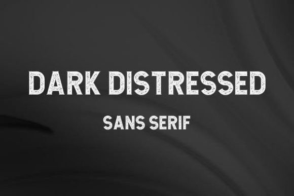 dark-distressed-font
