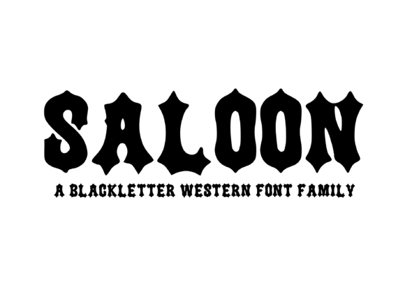 saloon-font