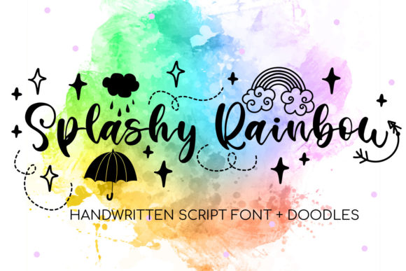 splashy-rainbow-font