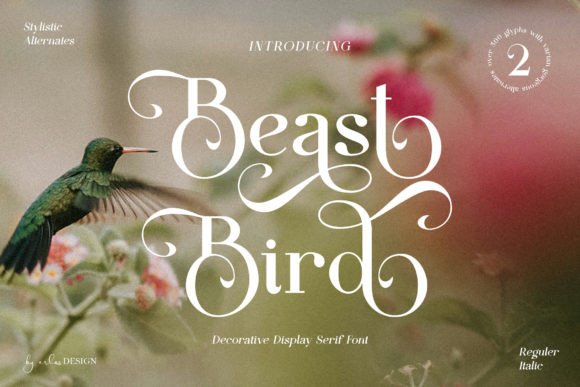 beast-bird-font
