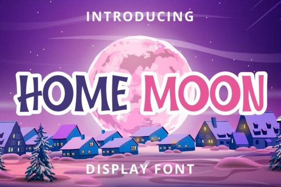home-moon-font