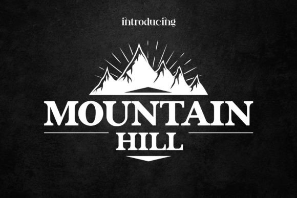 mountain-hill-font