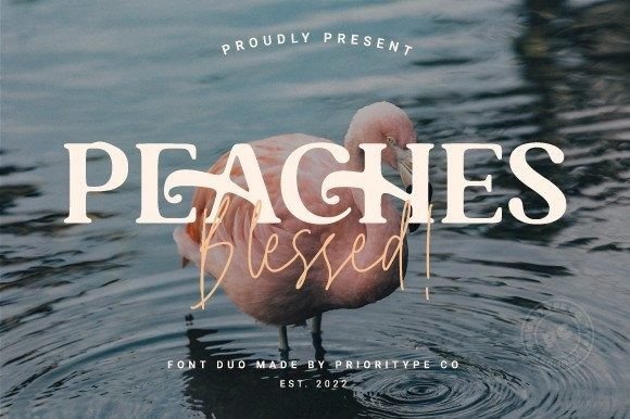 peaches-blessed-duo-font